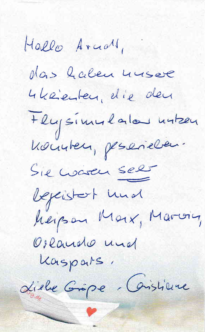 Bild aus dem Album Briefe an den Aeroclub